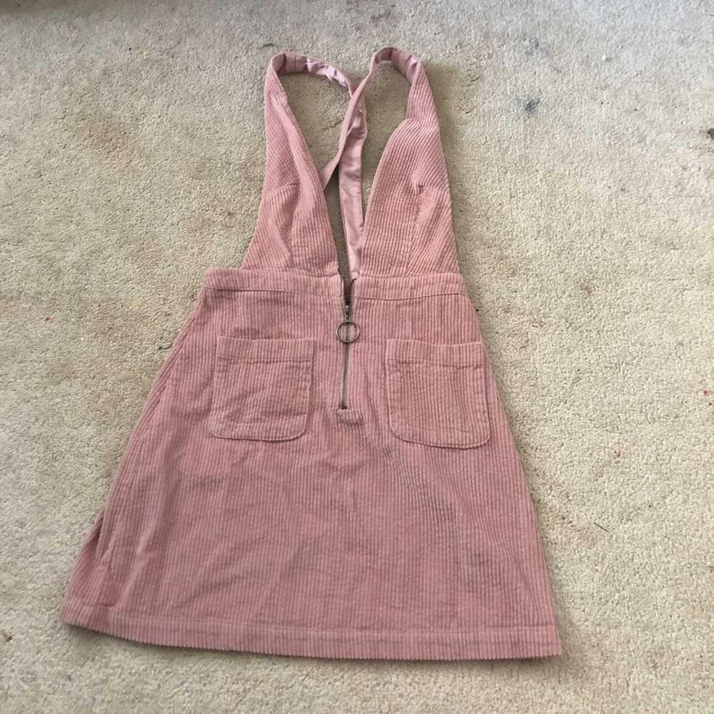 Pink corduroyed dress